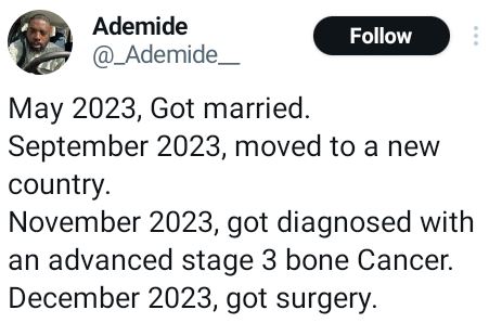 Got Married In September 2023, Diagnosed In November