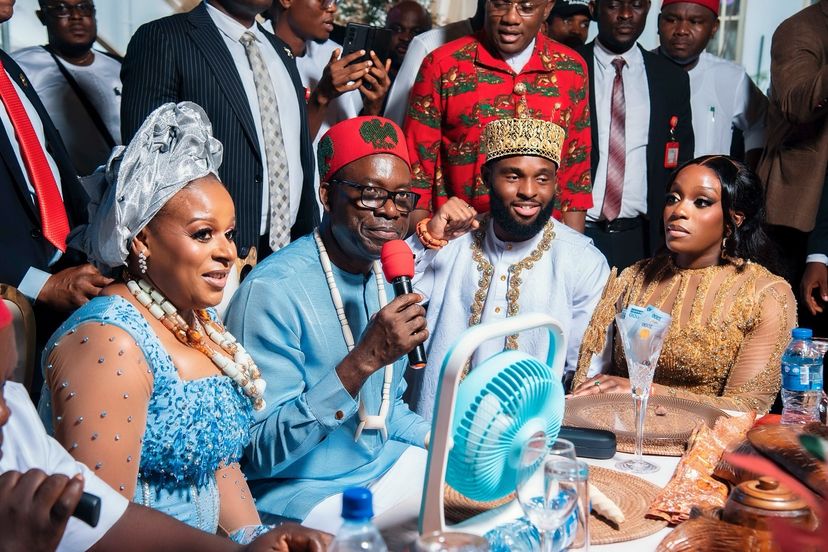 Photos From The Traditional Wedding Of Anambra Governor, Soludo’s Daughter, Adaora, To Her Man Arinze Ibekwe