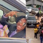 Viral Video Of Secondary School Students Arriving In Expensive Cars For Prom In Edo State