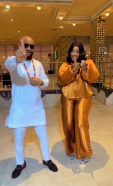 Yul Edochie And Judy Austin Delight Fans With Dance Video