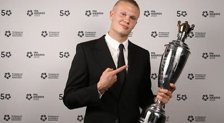 Haaland, Odegaard Nominated For PFA Player Of The Year Award