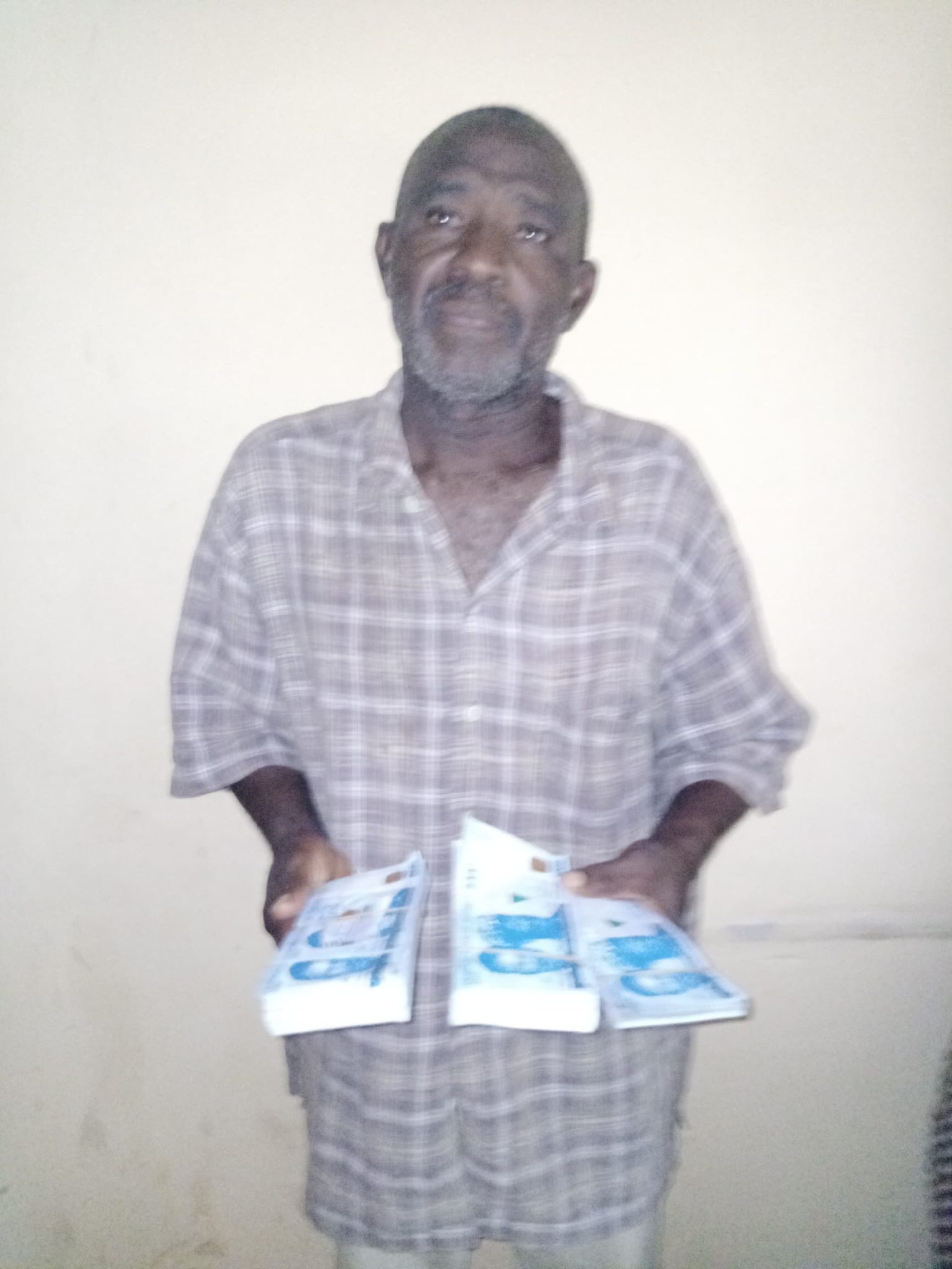 Photo Of Man Who Was Nabbed For Suspected Counterfeit Currency In Bauchi