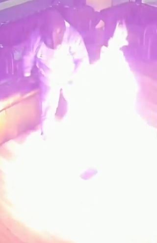 Arsonist Sets Himself On Fire During Attempt To Burn Down Barber’s Shop (Video)