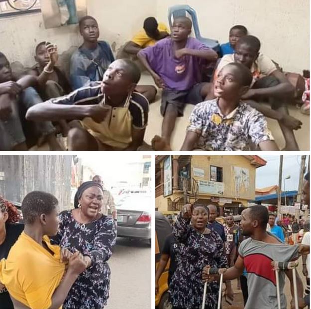 16 Arrested As Anambra Government Goes After Syndicates Using Children For Alms Begging (Photos)