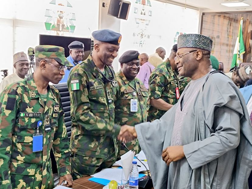 INEC Holds Crucial Security Meeting Ahead Of Ondo, Edo Governorship Elections (Photos)