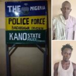 Two Arrested For Stealing Police Station Signpost In Kano (Photos)