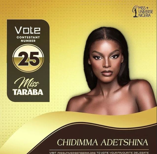 Chidimma Vanessa Adetshina Officially Joins Miss Universe Nigeria