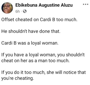 If You Have A Loyal Woman, Don’t Cheat On Her ‘Too Much’