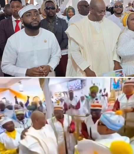 Davido’s Father, Dr Adeleke Donates N1bn To Church (Video)