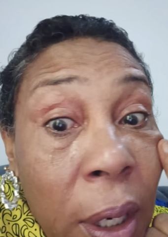 Actress Shan George In Tears After She Was Teargassed by Ashluxe Staff (Video)