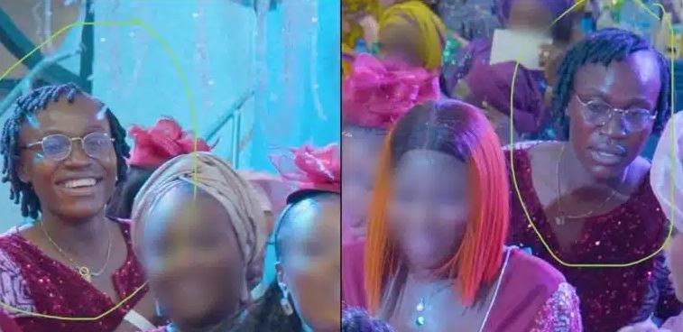 Lady Called Out For Allegedly Posing As Sister Of Bride To Steal Phone And Cash Sprayed On Couple During Wedding