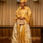 Actress Ini Edo Stuns In Gold Outfit (Photos)