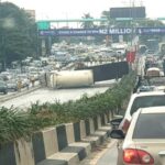 Gridlock As Gas Tanker Overturns On Lagos Road (Video)