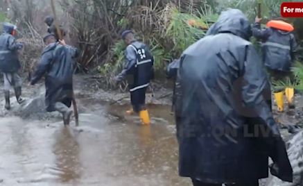 Navy Uncovers Illegal Refinery In Rivers State (Video)