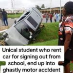 Student Who Reportedly Rented Car To Celebrate Sign Out From School Involved In Accident (Video)