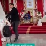 Moment A White Man Attempted To Walk Up To The Olu Of Warri To Shake Hands With Him (Video)