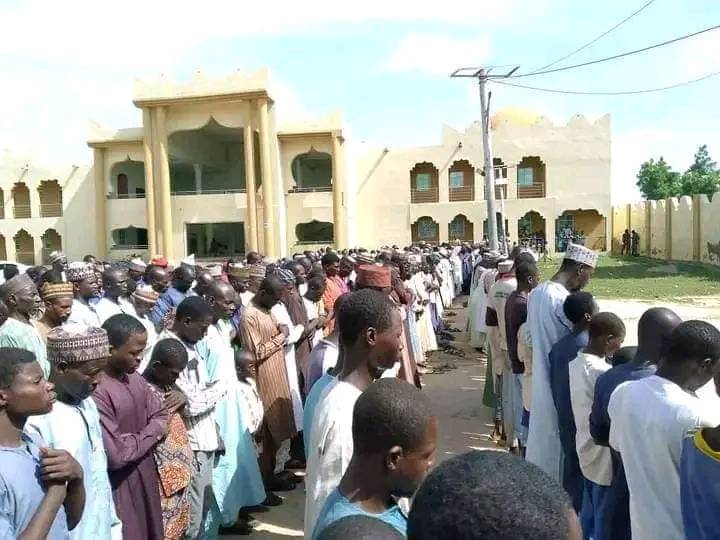 Sokoto Community Holds Burial For Slain Traditional Ruler While Corpse Remains With Bandits (Photos)