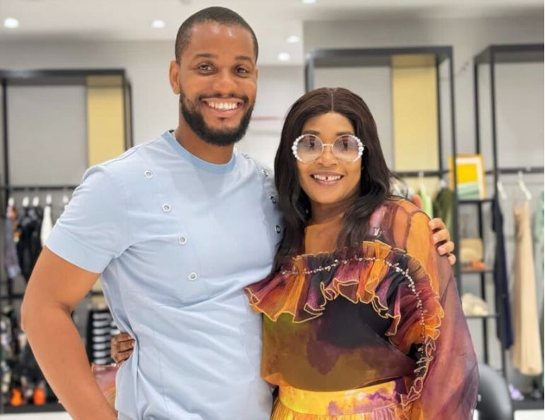 Alex Ekubo Writes Sweet Note to Celebrate His Mother’s Birthday