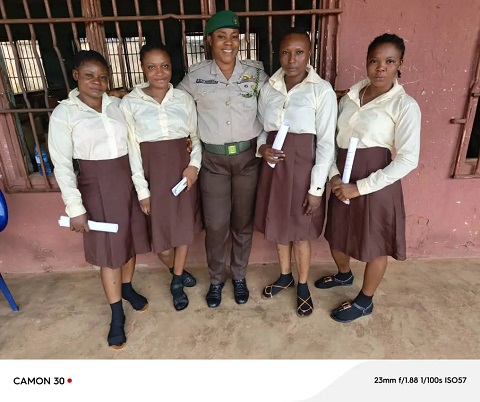 4 Female Prison Inmates Write 2024 NECO Examination (Photo)