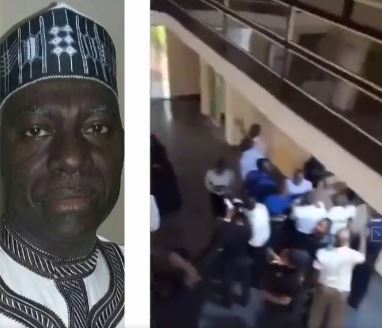 Video Of DSS Officials Jubilating Over Removal Of Yusuf Magaji Bichi As Director-General Of The Security Agency