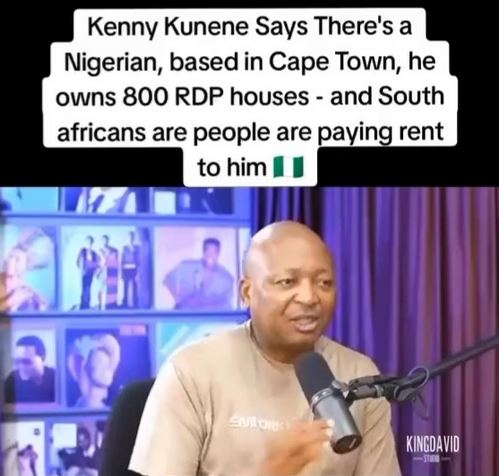 South African Businessman Laments That His Countrymen Have To Rent Houses From Nigerians In SA