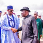 Jonathan Pays Condolence Visit To Yar’adua Family In Katsina