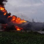 Five Vehicles Burnt As Petrol Tanker Explodes In Ibadan (Photos)