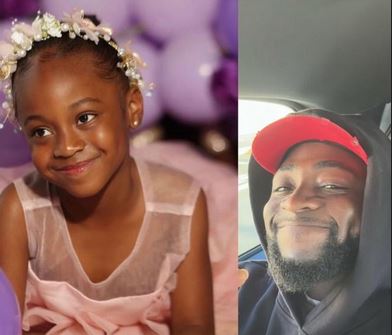 Davido Writes As He Shares Side-by-side Photo Of Himself And His Second Daughter, Hailey