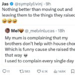 Woman Encourages Daughters To Leave Home As She Reveals Her Mother’s Struggles Living With Her Four Brothers