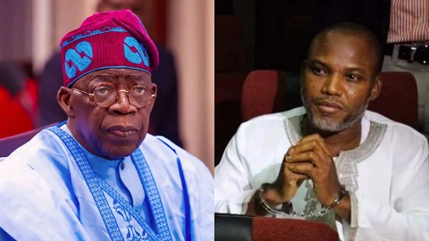 Nnamdi Kanu’s Family Slams Tinubu Over Failure to Honour Agreement With Seyi