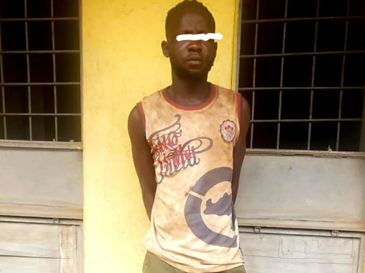 Photo Of Suspected Burglar Nabbed By Police In Ogun