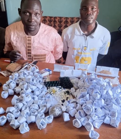 Photo Of 2 Suspects Nabbed With Hard Drugs In Adamawa