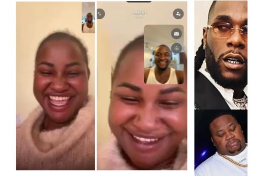 Cubana Chief Priest’s Alleged Babymama Excited As She Receives A Call From Social Media Content Creator Who Burna Boy Asked To Contact Her