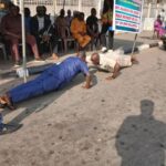 Retired Military Personnel Protest At Finance Ministry Over Unpaid Entitlements (Photos)