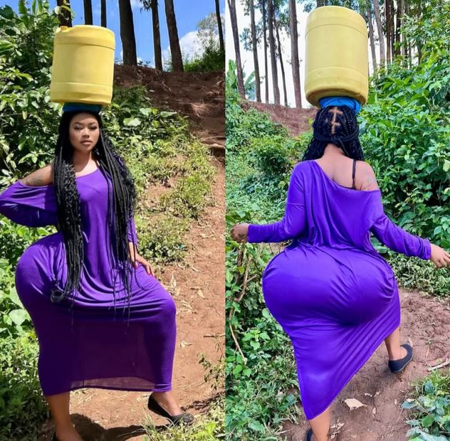 Kenyan Socialite, Vera Sidika Shows How She’s Maintaining Her “Baddie” Lifestyle In The Village (Photos)