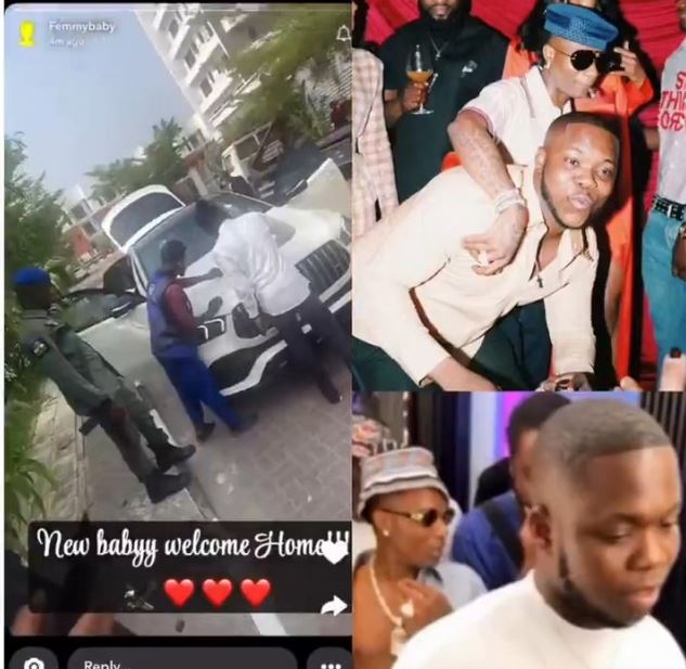 Wizkid Gifts His PA, Femmy A Benz SUV (Video)