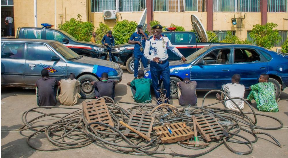 NSCDC Arrests 7 Suspects For Vandalising Drainages, Manholes In FCT