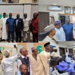 Ex-Kaduna Governor El-Rufai Spotted At SDP Headquarters With Politicians Days After Denying Defection Rumours (Photos)