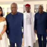 Regina Daniels Slammed For Exposing Her Cleavage As She Meets With the President of Ghana