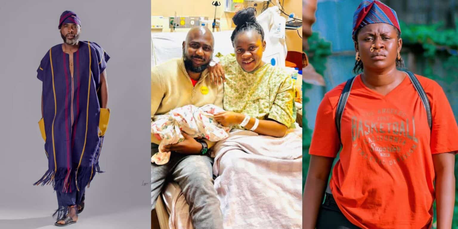 Ibrahim Chatta Celebrates as Babymama, Olayinka Solomon Welcomes First Child With Husband