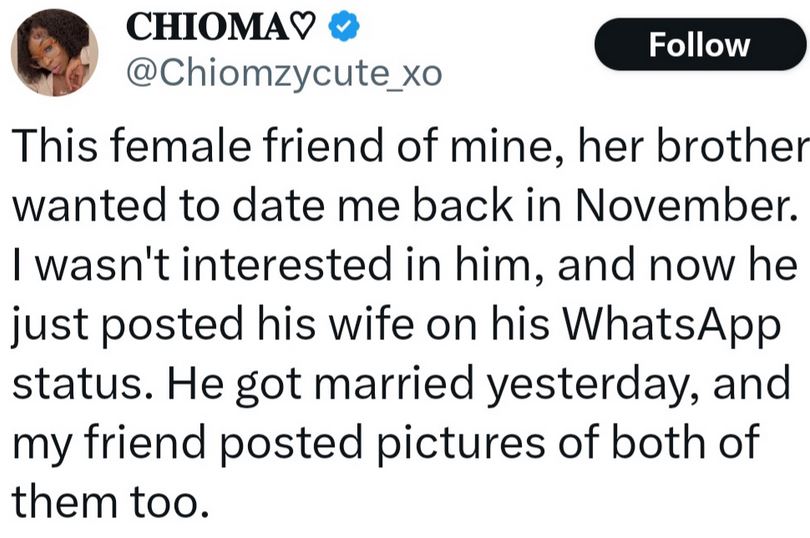 Woman Reveals Why She Blocked Her Friend Who Wanted Her To Date Her Brother