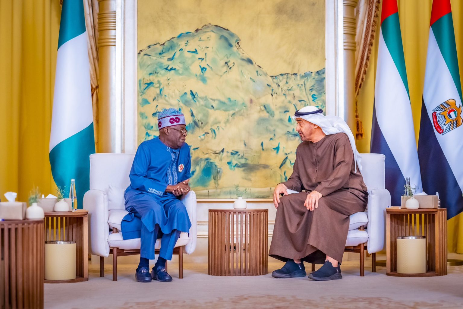 Tinubu Invites UAE President to Nigeria