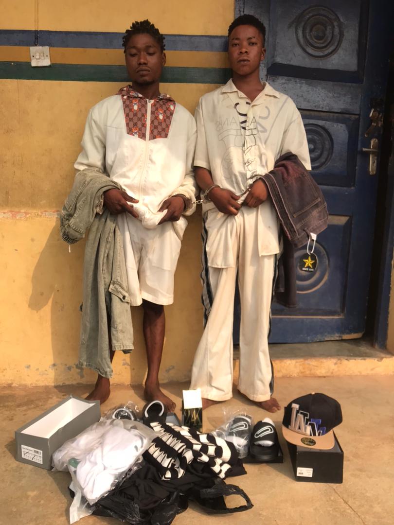 Two Arrested For Using Fake Bank Alert To Purchase Clothes