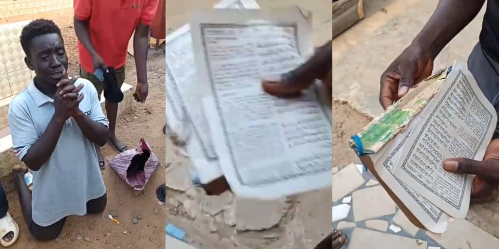 Young Boy Caught Using Pages From the Qur’an as Toilet Paper (Video)