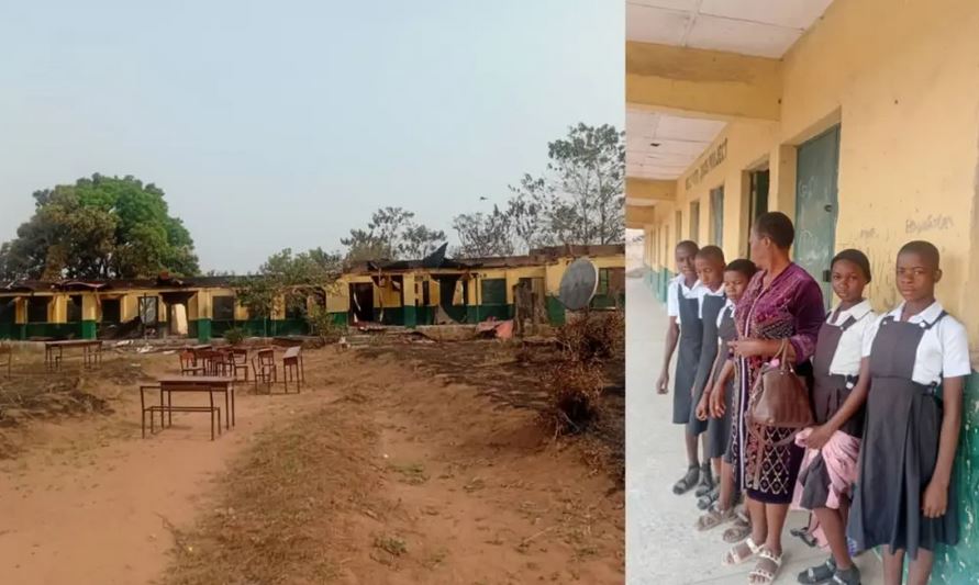 Students Stranded As Fire Destroys School Buildings In Abia Community