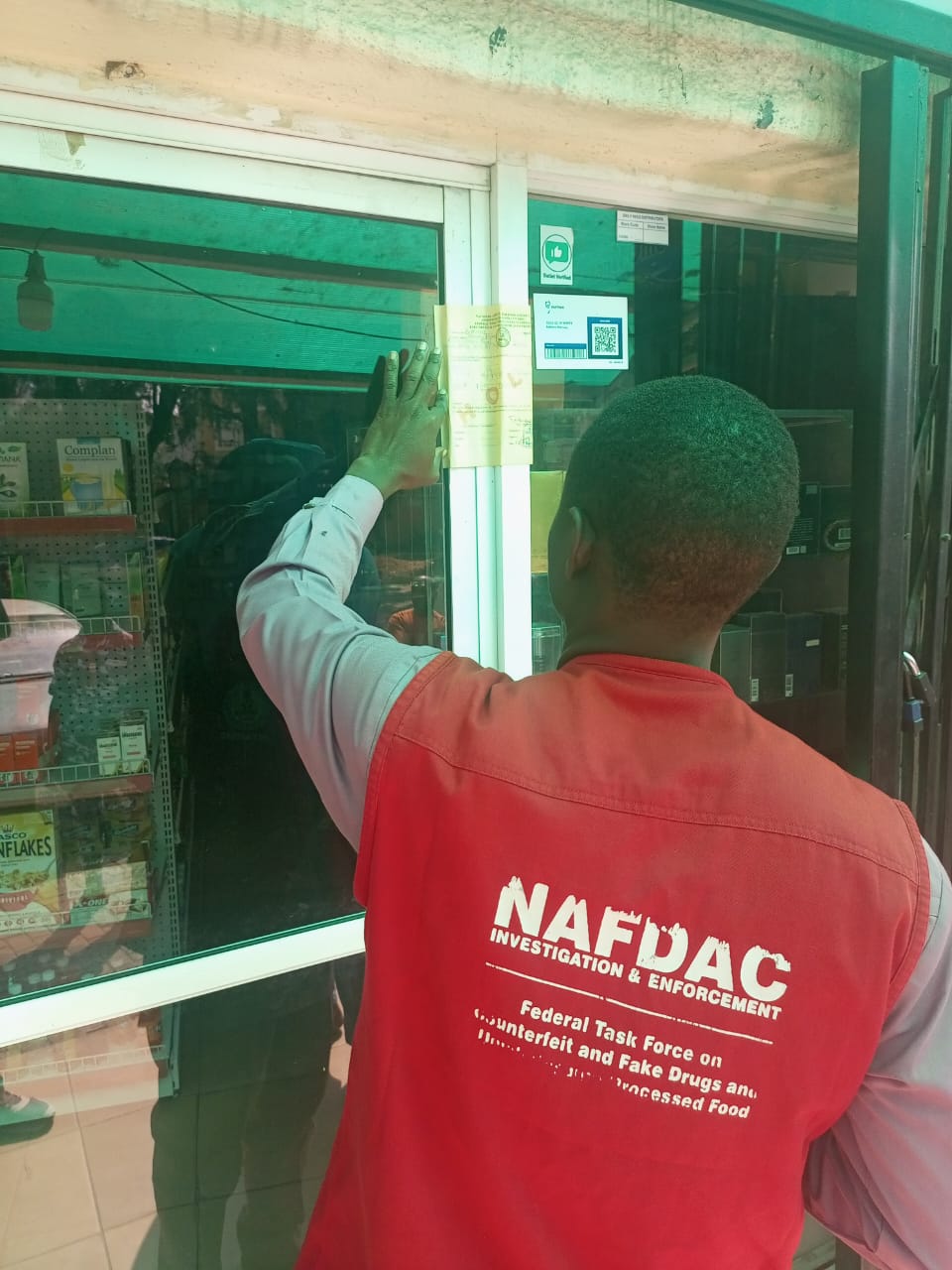 NAFDAC Seals Abuja Pharmacy, Arrests Two Over Sale Of Expired Drugs (Photos)