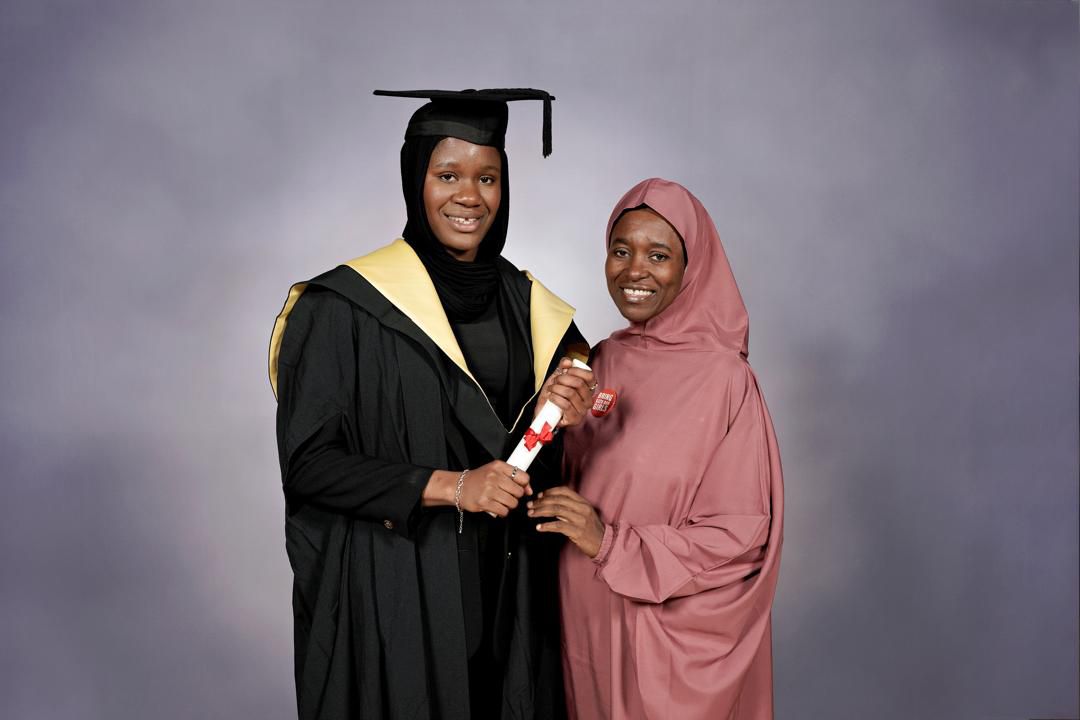 Aisha Yesufu Celebrates As Her Last Child Graduates From University