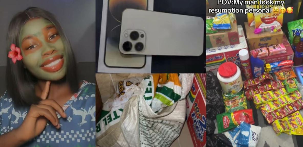 Lady Shows Off Items Boyfriend Got Her For School Resumption (Video)