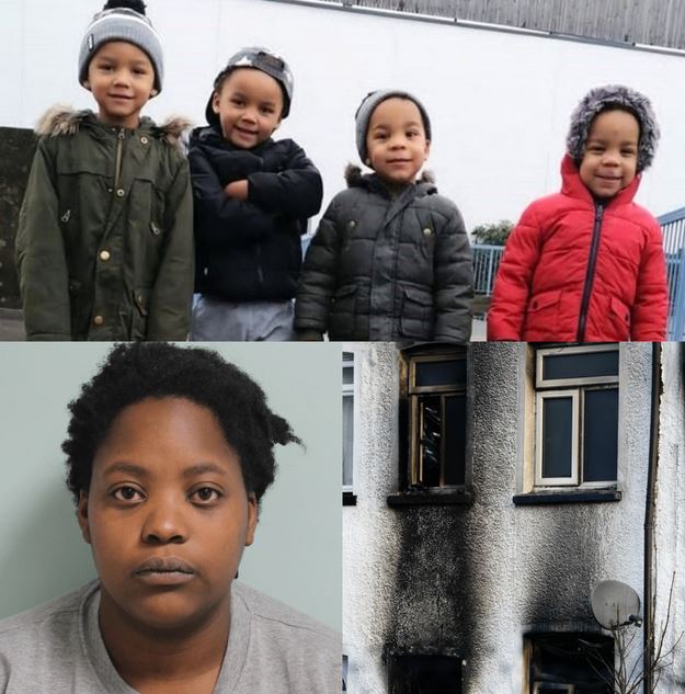 Mum Sentenced To 10 years Imprisonemt After Four Sons D!ed In House Fire While She Went Shopping