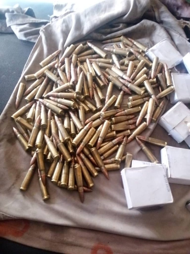 How Nigerian Police Officers, Vigilante Recovered 520 Rounds Of Live Ammunition From Hoodlums